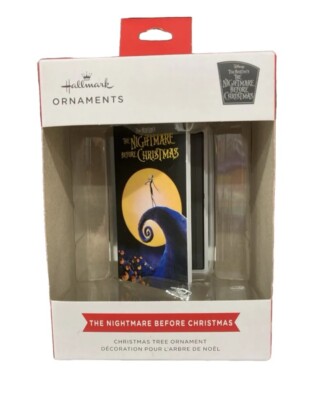 Hallmark Disney Nightmare Before Christmas Retro Video Case Holiday Ornament **