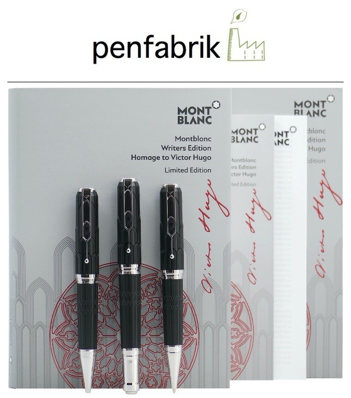 MONTBLANC - Writers Edition - V. Hugo Set - Ballpoint Fountain Pen