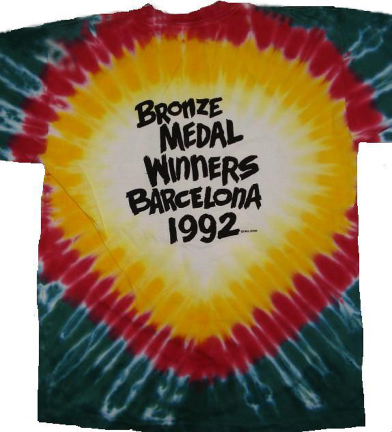 GRATEFUL DEAD Original 1992 Design Lithuania Olympics Basketball Tie Dye T-shirt