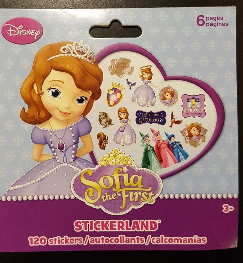 4 packs of stickers 120 in each pack - Palace Pets, Sofia the First, & 2 Pets