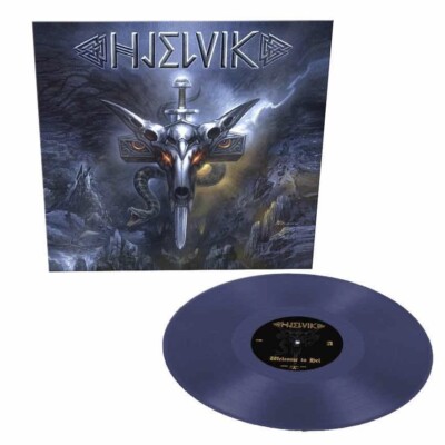Hjelvik - Welcome To Hel LP, Frost Bite Blue Vinyl LTD ED of 300 IMPORT