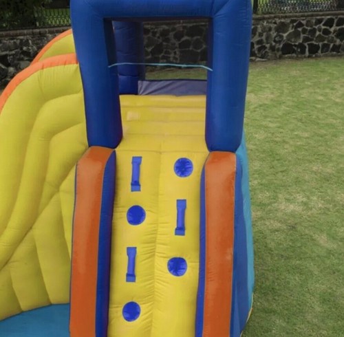 My 1st Splash ‘N Slide Inflatable Blunce House With Curved Slide FREE SHIPPING