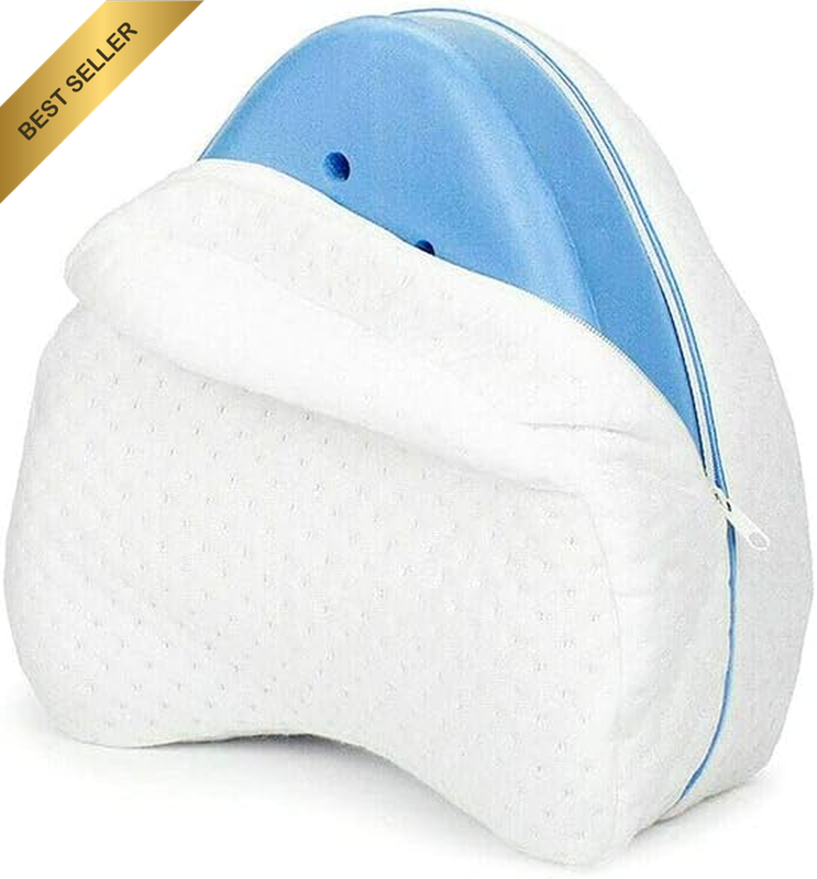 1PC Knee Support Pain Relief Memory Foam Leg Pillow Cushion with Washable Cover,