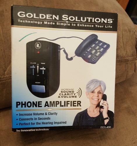 Innovative Technology Golden Solutions Phone Amplifier - New in Box ITGS-400