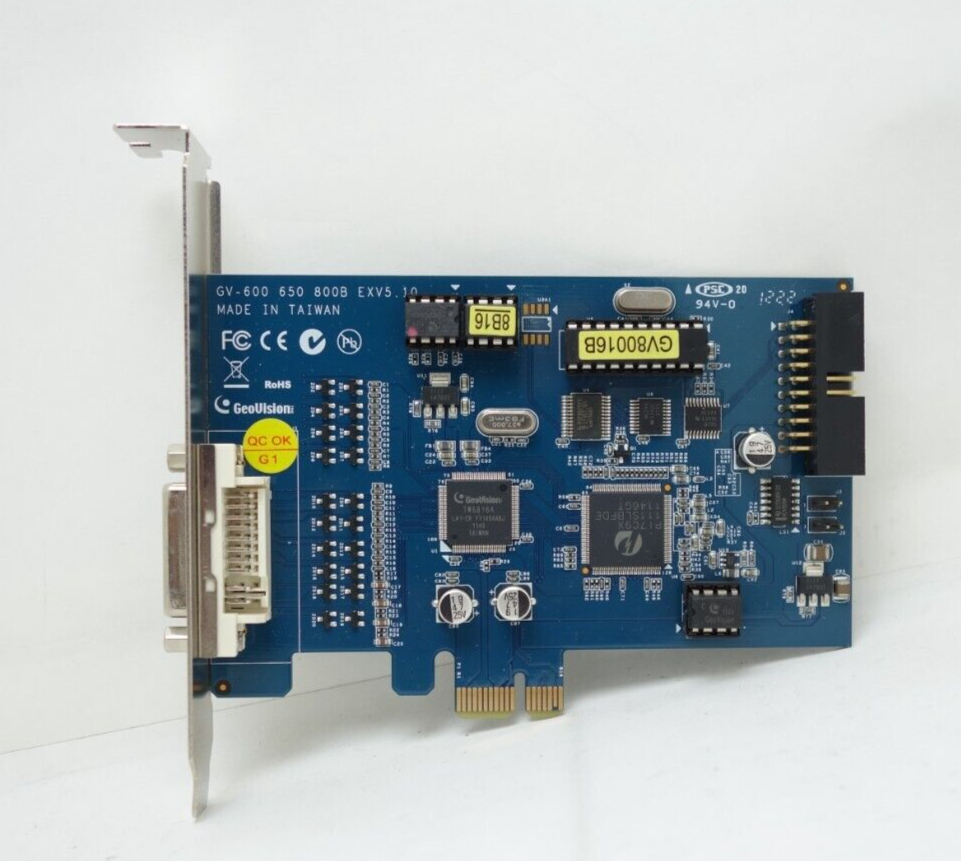 Genuine Geovision GV-800B EXV5.10 16 Ch  PCI-e V8.6.2 DVR Wi