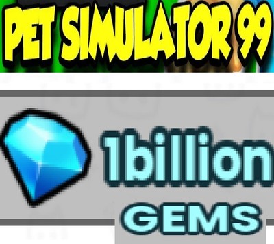 Pet Simulator 99(Pet Sim 99 PS99)  1B  GEMS | CHEAPEST