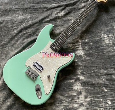 ST Tom Delonge Tribute Electric Guitar H Pickup Light Green Chrome Hardware