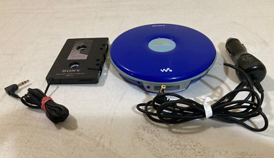Sony Psyc D-FJ040 CD-R/RW Radio G Protect~4.5v Car Cord~Cassette Adapter CPA-11