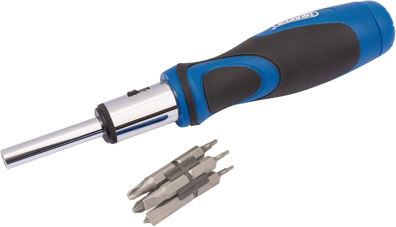 43640 Ratchet Screwdriver and Bit 13 Piece Set