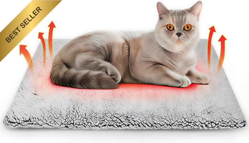 Self Warming Cat Bed Mat, Self Heating Pet Pad for Dogs and Cats, Thermal Blanke