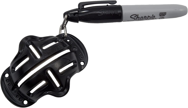 Pro Precision Golf Ball Alignment and Identification Tool with Sharpie