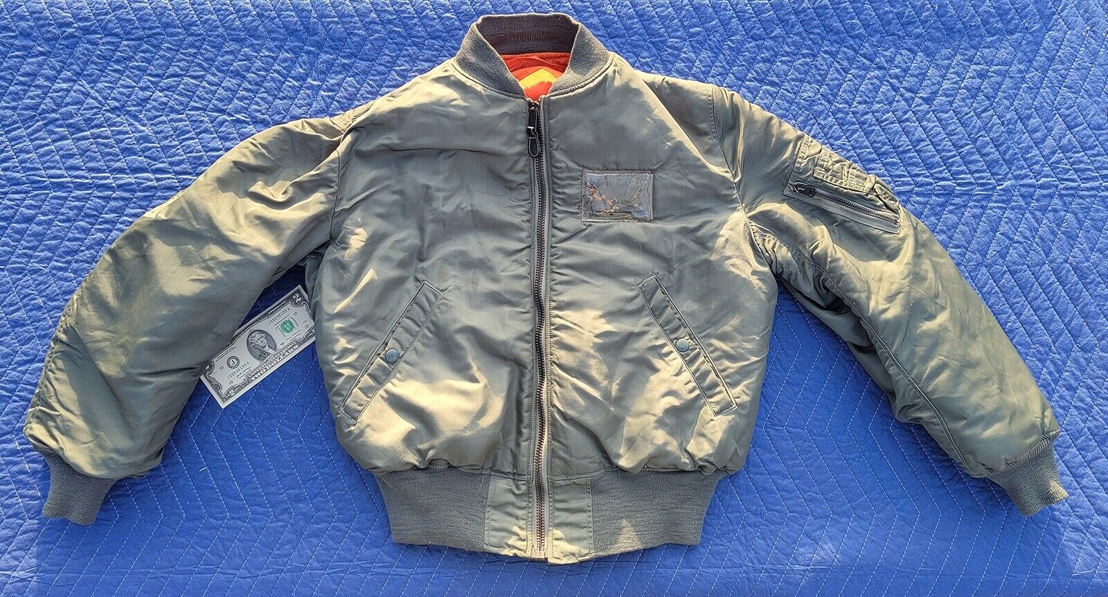 1961 USAF MA1/MA-1 Bomber/Flight Jacket-Vietnam-SKYLINE CORP 1961 USAF MA1/MA-1 Bomber/Flight Jacket-Vietnam-SKYLINE CORP
