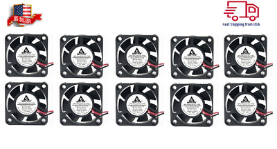 12V Cooling Computer Case Fan Gdstime 4010 40x40x10mm DC PC 3DPrinter 2Pin 10Pcs
