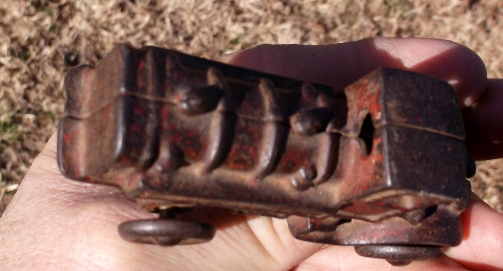 AC Williams 1920's Cast Iron Gasoline Truck, Original