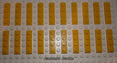 Lego Technic Technik Basic 20 Platten 1x4 gelb #3710 NEUWARE