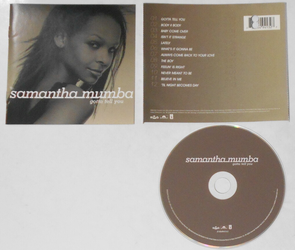 Samantha Mumba - Gotta Tell You - U.S cd | eBay