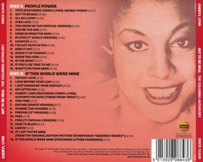 CHERYL LYNN - GOT TO BE REAL: THE COLUMBIA ANTHOLOGY (2 CD) NEW CD
