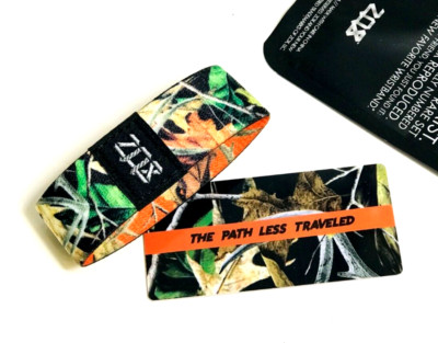 ZOX **THE PATH LESS TRAVELED* Silver Strap med Wristband w/Card New Mystery Pack