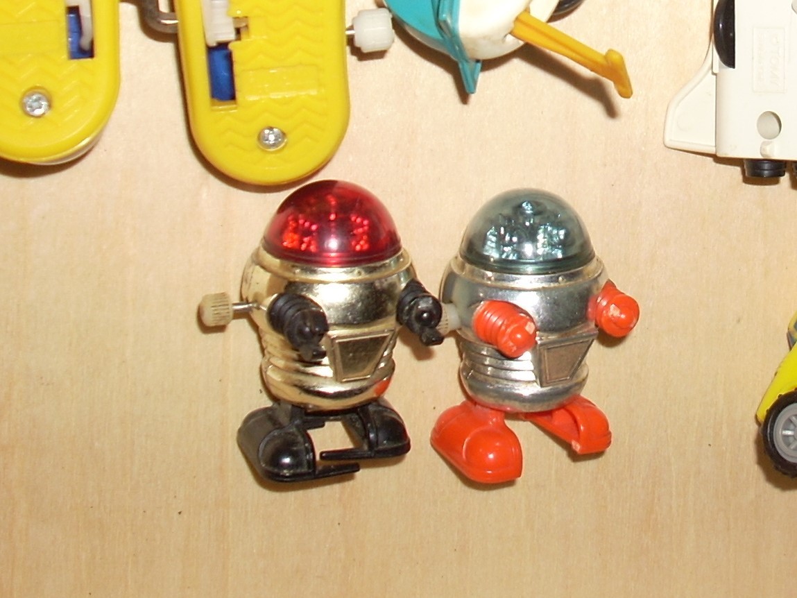 Vintage JUNK DRAWER Tomy Wind up Toy Lot 1977 Japan Robot 1977 Frog Turtle