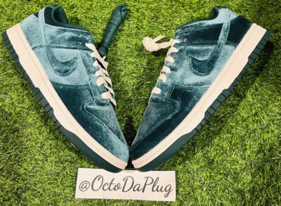 Nike Dunk Low Velvet Green Womens Multi Sizes DZ5224-300