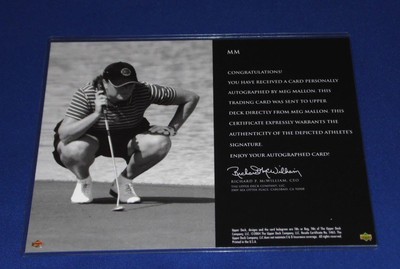 LPGA HALL OF FAMERS & STARS SIGNED OFFICIAL 8 X 10 PHOTO CARDS LOT
