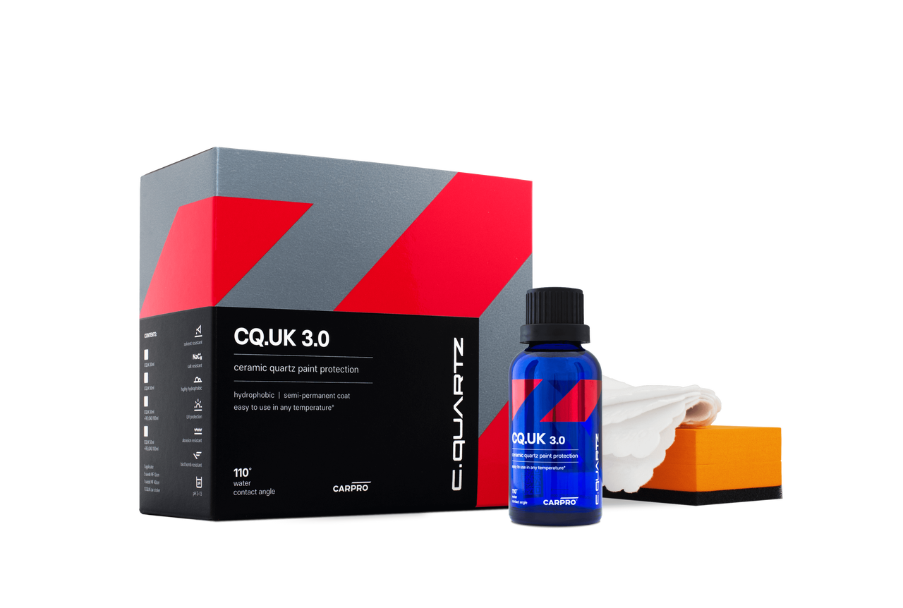 CarPro Cquartz UK 3.0 Ceramic Quartz Paint Coating Kit - 30 ml Nanotechnology