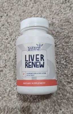 Nation Health MD Liver Renew Formula with Artichoke Extract 30 Count Exp 1/25