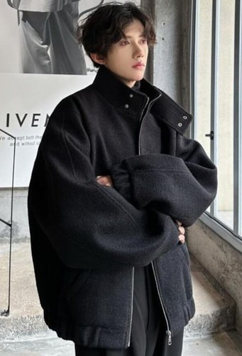 ジャケット・アウター CAEL handmade wool buckle short coat Amazon.com: JOAU Women's Cropped Wool Coats Notched Lapel