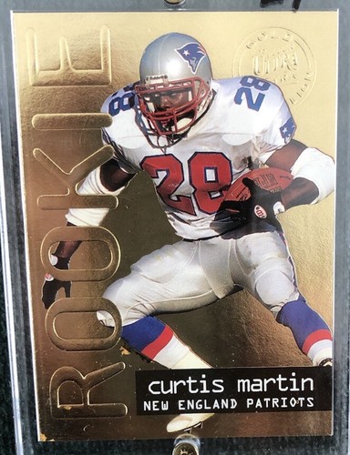 1995 FLEER ULTRA GOLD MEDALLION CURTIS MARTIN ROOKIE RC FOOTBALL