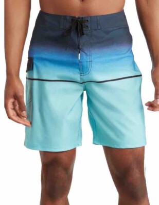 Rip Curl Dawn Patrol Board Shorts Swim Trunks Blue Ombré Men s NWT Size 30