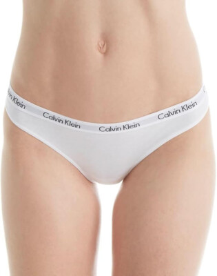 Calvin Klein 2Pack Carousel Thong Panty Black/White S