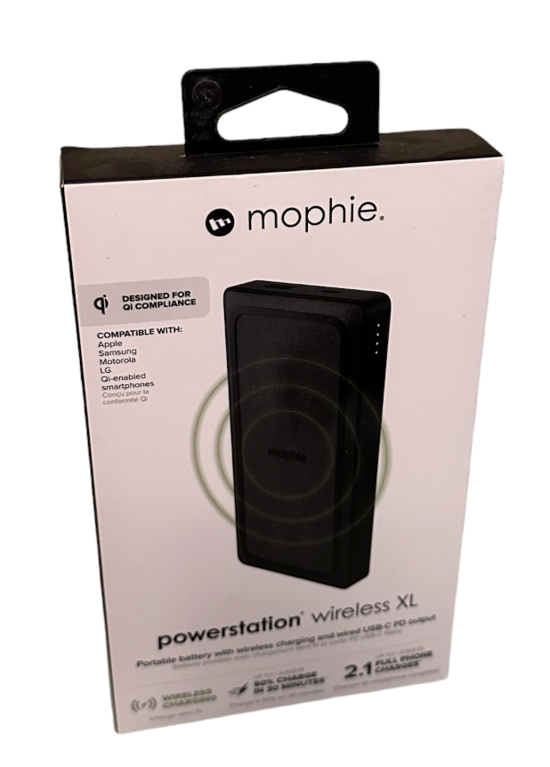 Mophie Powerstation Wireless 10,000mAh USB-C Power Bank with Qi Charging