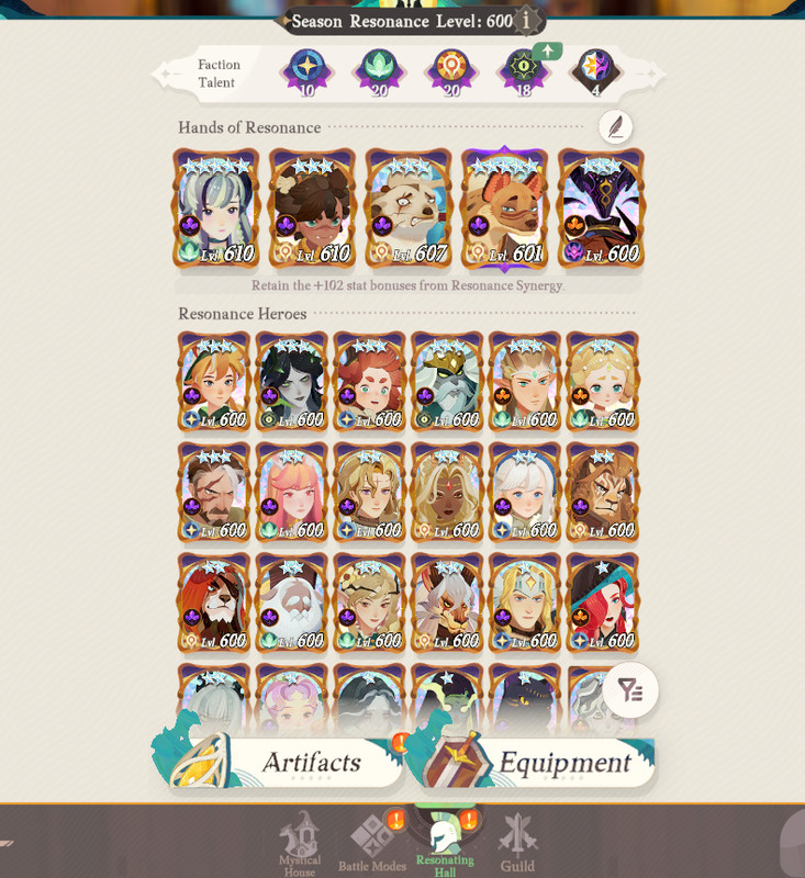 Afk Journey - S472 - Vip 10 - Top 20 Arena - Top 10 Dream Real - 26 S+/ Paragons