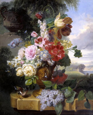 Still Life Flower classical Oil painting Art HD Giclee Printed on canvas P104