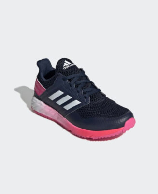 adidas FortaFaito Junior Kids Girls Boys Running Trainers Navy / Pink G27391