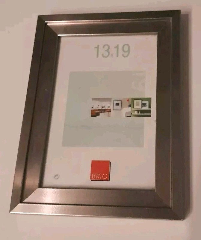 Bilderrahmen Brio, Silber Fotorahmen, Wechselrahmen Metal 13x19