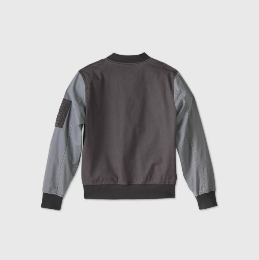 Men's Colorblock Bomber Jacket - Goodfellow & Co™ Gray | eBay