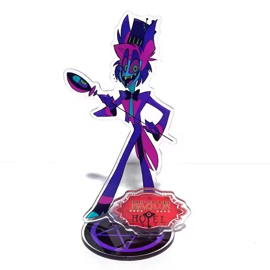 【HAZBIN HOTEL】ネオンアラスター 公式 アクリルスタンド Hazbin Hotel Neon Alastor 6