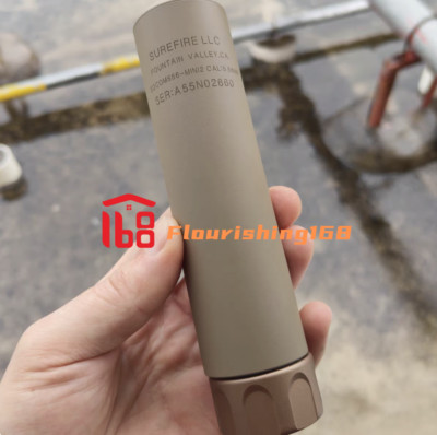 1Pcs New 165mm SOCOM556 RC2 Suppressor -14mm CCW Dark Earth Tan