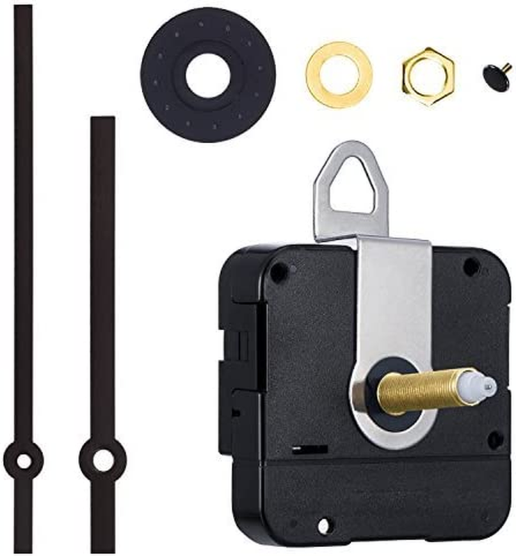 31 Mm Long Shaft Quartz Clock Movement DIY Clock Repair Kit (Black)