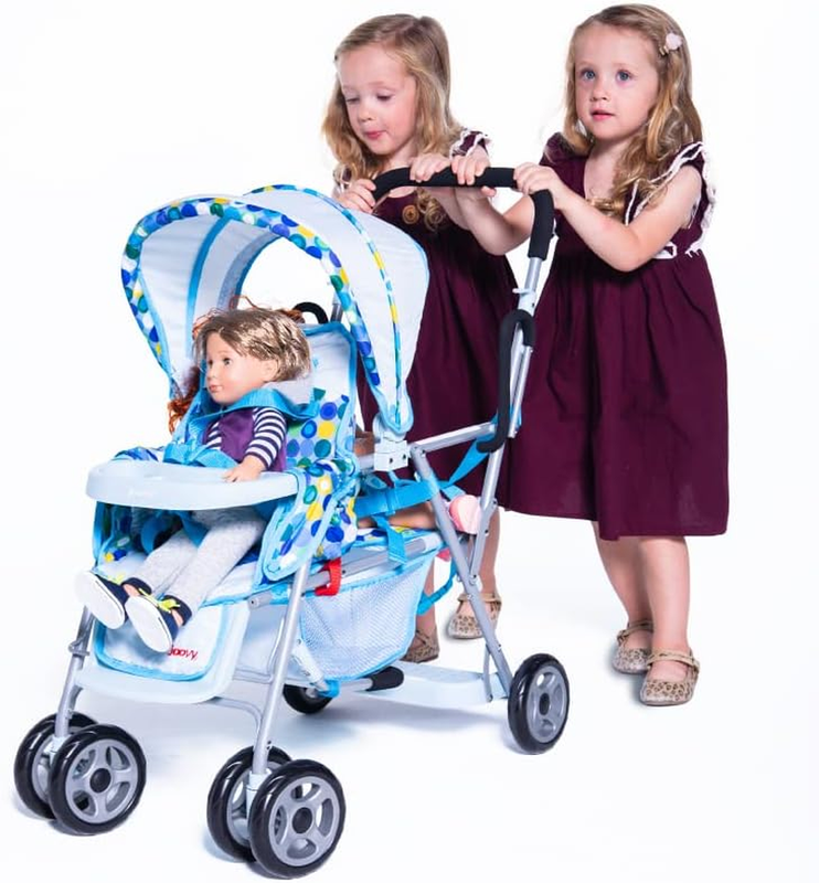 Joovy Toy Caboose Baby Doll Stroller Featuring Reclining Front Seat, Adjustable