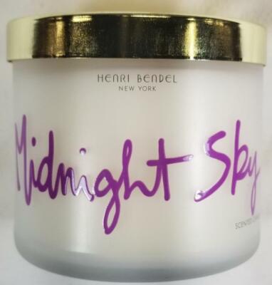 Henri Bendel Candle 3-wick MIDNIGHT SKY 14.5 oz 25-45 hours burn time