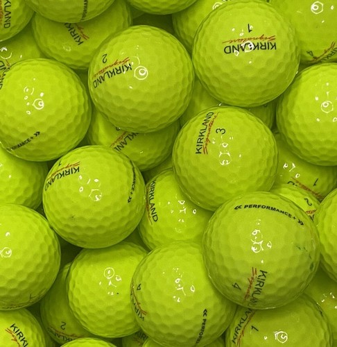 36 Kirkland Signature Performance+ Used Yellow Golf Balls 5A