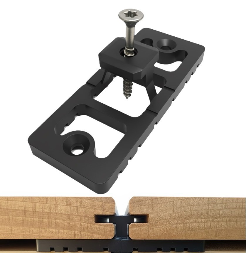 Kombi-Abstandhalter Terrassendielen verdeckte Befestigung/WPC Clips 5mm +  Schrau