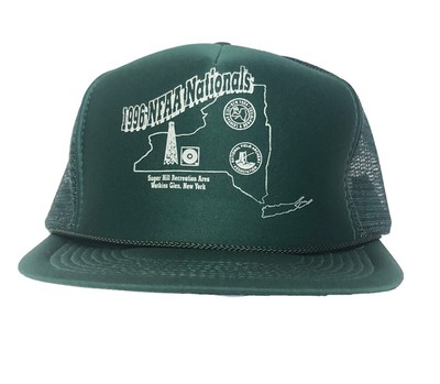 NFAA Vintage 1996 Nationals New York Field Archers Bow Hunters Mesh Trucker Hat