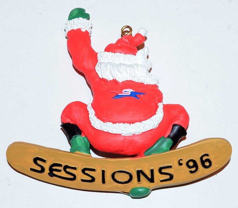 Santa Christmas Tree Advertising Ornament
