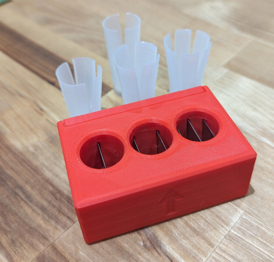 20 Gauge Wad Splitter, Slitter, Slicer,  2-4-6 Blade Cut Option, Extra Blades