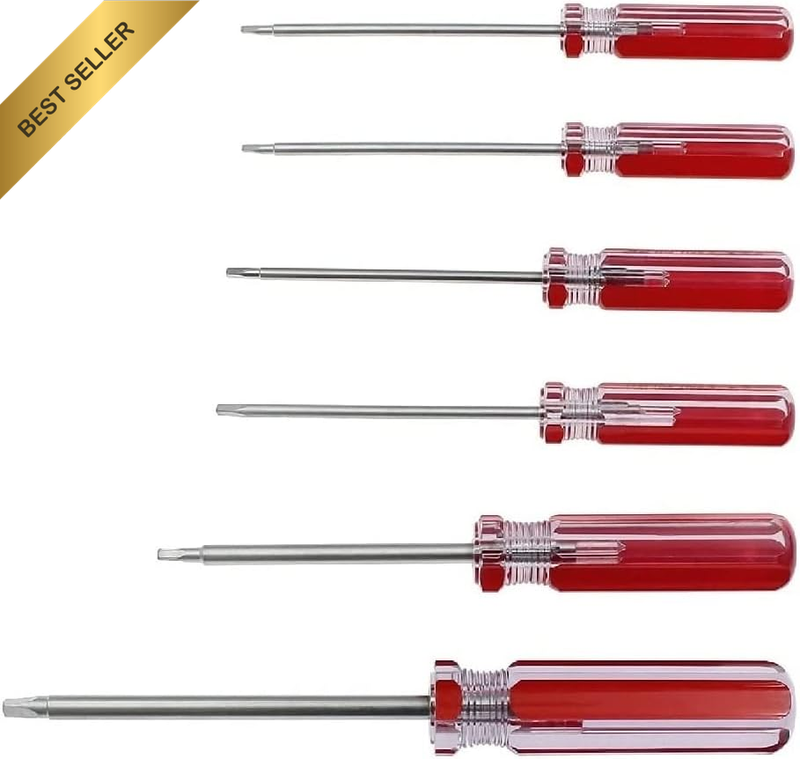 6 Pieces Triangle Screwdriver Set, Magnetic Screwdriver 1.8Mm 2.0Mm 2.3Mm 2.7Mm 
