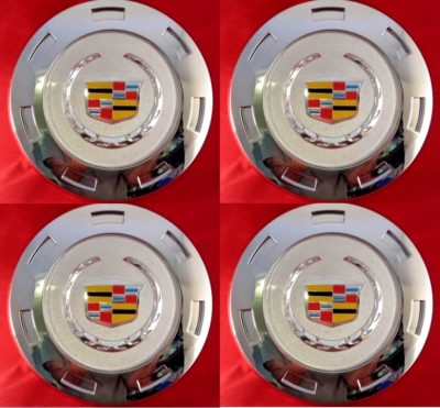 4pcs. 2007-2014 CADILLAC ESCALADE COLORED CREST 22'' WHEEL CENTER CAP 9596649