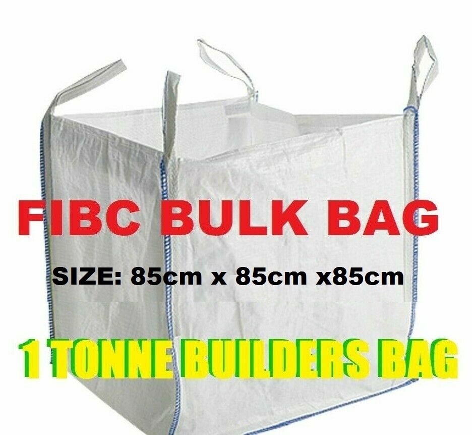 1 Tonne FIBC Ton Dumpy Jumbo Bags Builders Garden Rubble Aggregate eBay